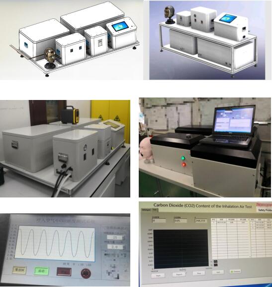 吸入空氣中 CO2 濃度（死腔） 測試系統